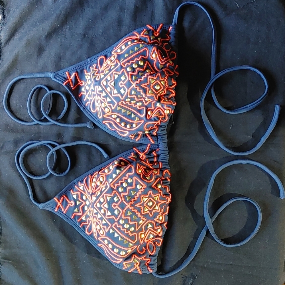 Summer beach lake Bikini top XL